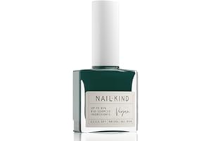 NAILKIND Deep Green Nail Polish - Susan Rover - High-Shine Nail Varnish - Vegan Nail Lacquer Peta Certified Cruelty Free - Quick Drying Long Lasting Chip Resistant Manicure - 8ml