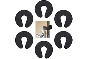 KARELLS Klemmschutz für Türen, Tür klemmschutz, 6 Stück Einklemmschutz, Tür Quetschschutz für Tren Fenster, Kinder Sicherung Fingerklemmschutz Schwarz