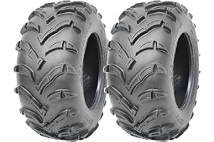 Parnells - Pneus ATV Quad Tubeless, 25 X8.00-12 - 6 Plis Wanda, Diamètre 638 mm, Largeur 200 mm, 154 kg - Marquage E, Homologation Routière, pour une Utilisation sur et Hors Route