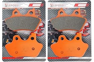 LE LEFOSSI Motocicleta Pastillas de Freno Delantero y trasero para Compatible con Harley Davidson XLH/XL Sportster 883 1200 XL 1200 C Sportster Custom XL 883 Sportster Standard 2000-2003 FA400F FA400R