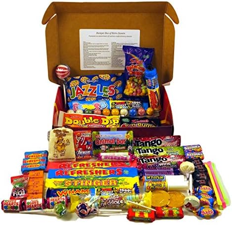 A Quarter Of Already Wrapped Bumper Retro Sweets Selection Box, 730g