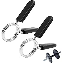 Lot De 4 Pinces à Ressort 28mm Pour Haltères Et Barres - Sécurisation Des Disques De Poids - Musculation, CrossFit