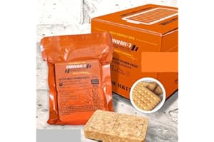 CONVAR-7 - High Energy Bar Multi Vitamin, benutzbar als Notvorrat, Notverpflegung, Notration, für Outdoor Aktivitäten, Krisenvorsorge - wertvolle Inhaltsstoffe - kompakte Verpackung - 125g (12Stück)
