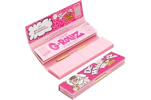 Smokers Store G-Rollz Dr Whiskerz Pink Kingsize Papers Tips & Poker (1 x Booklet)