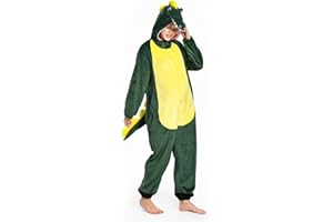 OLAOLA Adult Onesie, Animal Costume, Unisex Onesies Plush Halloween Cosplay Pajamas Party One-Piece Sleepwear
