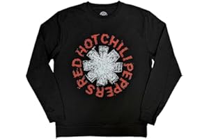 Rock Off officially licensed products Red Hot Chili Peppers Scribble Asterisk Sweatshirt