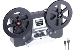 ‎SOMIKON Somikon Filmscanner: HD-XL-Film-Scanner & -Digitalisierer für Super 8 & 8 mm, bis 7'-Rollen (Filmdigitalisierer, Filmscanner 8mm, Filmdigitalisierung)