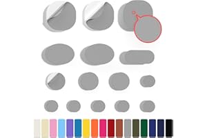 Skystuff 45 Stück Daunenjacke Flicken Nylon Reparaturband Selbstklebende Reparatur Flicken für Jacke Zelt Oberbekleidung Reparatur, Runde und ovale Form, Dunkelgrau