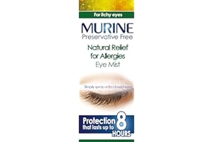 Murine Natural Relief for Allergies Eye Mist for Long Lasting Protection from a Range of Allergies that Lasts Up to 8 Hours, 15 ml
