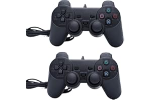 Boxcute Kit 2 Mando Controller Pad Gamepad joystick, compatible con ps1 ps2 Playstation 2