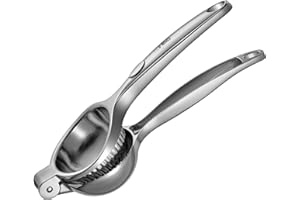 H&S Exprimidor de Limones - Exprimidor Manual de Limon de Coctelería y Cocina de una Sola Mano - Prensa para Zumo que Exprime Cítricos de Alta Resistencia