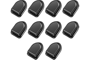 ROSEYAN 10 Stück Mini Auto Haken Multifunktionale Fahrzeug-Klebehaken AutoKlebehaken Mini Auto Armaturenbrett Haken Autohaken für Armaturenbrett, Maske, Schlüssel USB-Kabel, Kopfhörer-Kabelhalter, Schwarz