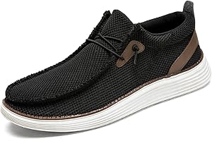DLWKIPV Herren Loafers Slip on Schuhe für Herren Walkingschuhe Bootsschuhe Bequemes Sneakers Leichtes aus Gehen Business Schuhe Flache Fahren Halbschuhe Casual Atmungsaktiv Mesh