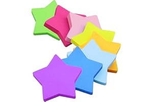 jatimdotin 560 Foglietti Adesivi, Blocchetti Memo Adesivi Colorati, 8 Colori Foglietti Adesivi per Contrassegnare ed Evidenziare Pagine, 70 x 70 mm