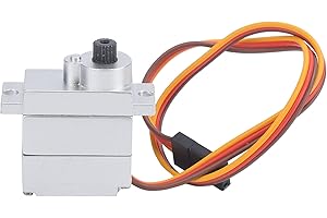 Dilwe RC Servo, 9G All Metal Servo Durable Remote Controlled Servos Parts RC Upgrade Repair Parts for WPL B1/B16/B24/B36/C1/C24/C34/JJRC Q60/Q61/Q65/MN 90/99 RC Car