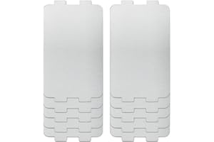 YanBan Lot de 10 couvercles de remplacement WaveGuide Plaques de mica Plaques de réparation de four à micro-ondes pour appareils électroménagers, 107 x 64 mm
