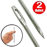 Alet&ccedil;antam Metal &Ccedil;uvaldız 15Cm Yorgan Iğnesi No7 Kalın Dikiş Iğne Mil Tığ -2 Adet