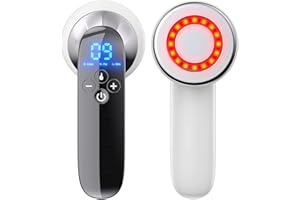 IGTOPS Urządzenie do masażu cellulitu, ultradźwiękowa maszyna do kawitacji, EMS mikroprądowa, antycellulitowa, kształtuje idealny brzuch, talię, ramiona, nogi i biodra, z technologią ultradźwiękową