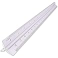 KRAFTMASTERS Triangle Scale Architect Engineer Technical Ruler Student Education. Drawing tools Measuring ruler Teaching Equipment (Size=15cm).