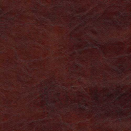 2R STOCK SRL Tessuto Ecopelle al Mezzo Metro Finta Pelle invecchiata Marrone