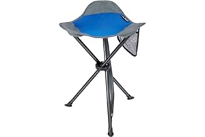 Portal Folding Stool Camping Stool Collapsible Tripod Portable Lightweight Fold away Small Chair Pop up Travel Seat for Hiking Backpacking Fishing Walking Events Festival Load 102KG