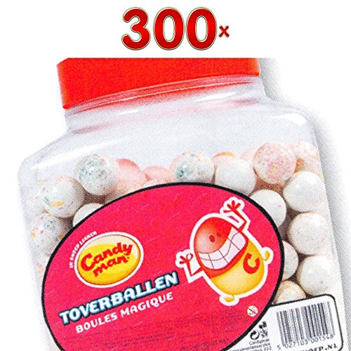 Preisvergleich Produktbild Candyman Boules Magic Petit Tubo 300 Stck. Dose (harte Wunderbälle)