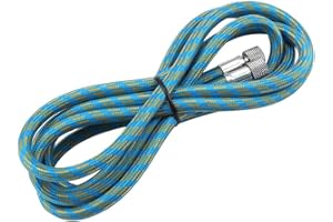 Zerodis 1,8M geflochtener Airbrush Schlauchkompressor Luftwerkzeug 1/8 "auf 1/8" Adapterfitting Kupplung Elektrowerkzeug Zubehör