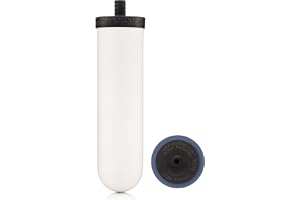 British Berkefeld 7" Ultra Sterasyl keramisk filterpatron, 1-pack | Minskar föroreningar, lämpligt för alla gravitationssystem, förbättrar smak och lukt, NSF-certifierat