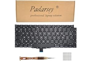 Pardarsey Ricambio Clavier français Tastiera compatibile per MacBook Air Retina 13" M1 A2337 fine 2020 anno tastiera + viti + cacciavite