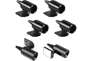 Orssmigs 6 Pezzi Fischietti di Cervo per Auto, Cervo Fischietto Auto Deer Warning Devices Dispositivi di Fischio D'avvertimento dei Cervi per Moto, Veicoli (Nero)