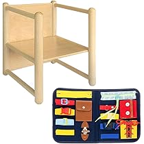 Sedia Bambini Montessori - Panchetta Legno Naturale Pluriuso - Foto 10