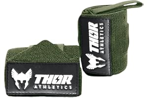 ‎THOR ATHLETICS Thor Athletics Handgelenk Bandagen [Wrist Wraps] 60cm – Handgelenkbandage für Fitness, Bodybuilding, Kraftsport, Powerlifting, Crossfit, Kreuzheben & Gewichtheben