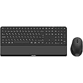 Philips SPT6607 Bluetooth Wireless Dual Mode 2.4GHz + 2 Channel Turkish Q Keyboard & Mouse Set Black