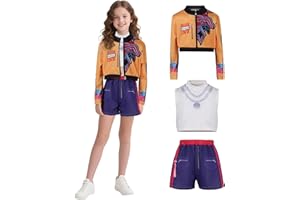 XehCaol Demon Kostüm Oberteil Hose Mädchen Tänzerin Verkleidung Halloween-Kostüm Cosplay-Outfits