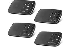 Hosmart UltraSpeak Intercoms Wireless Casa Full Duplex, Portata 1200 piedi Sistema Intercom bidirezionale in tempo reale (4 confezioni)