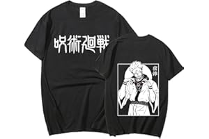 westtrend Jujutsu Kaisen Sukuna T-Shirts Anime Jujutsu Kaisen Cosplay Sweat À Manches Courtes Ryomen Sukuna Été Tee Top Jujutsu Kaisen Pull