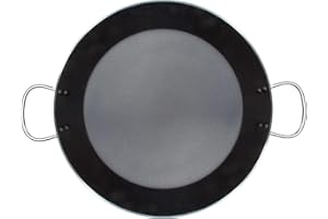 WECOOK! Kratha Padella per Paella a Induzione, 46cm, 12 Porzioni, Antiaderente XYLAN PLUS Ecologico senza PFOA, Alluminio Pressato, 3mm di Spessore, Vitroceramica, Gas, Lavastoviglie