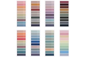 ANDSHUAI 1600 Stück Haftstreifen Plastik,Haftnotizen Tabs,Selbstklebende Haftmarker,Klebezettel Klein,Tabs Index Tabs Pagemarker,Page Marker Note Flags,Klebemarkierungen