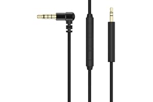 Cubilux Braided 3.5mm to 2.5mm Headphone Replacement Cable with Microphone Compatible with Bose QuietComfort Ultra, QuietComfort Headphones, Noise Cancelling 700, QC45/QC35/QC25, 4 Feet