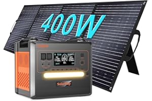 CELLPLAY Estación de Energía Portátil SolarPlay Q2402M, 2304Wh Batería LiFeP04,100W USB-CSalida(14 puertos), Carga Completa Rápida 1.5H vía, Generador Solar para Exteriores, Camping, Emergencia (2500w+400w)