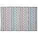 Produktbild BUTLERS Colour Clash Outdoorteppich Streifen 180x120cm - Bunter Flachgewebe Teppich für Innen- und Außenbereich