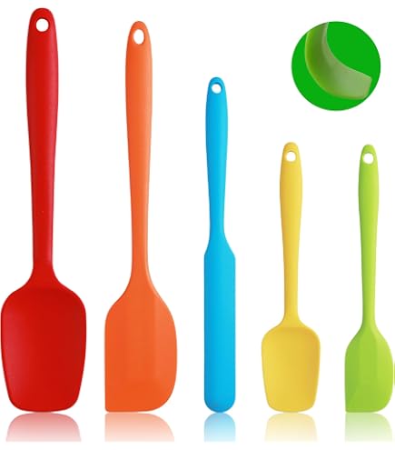 3-teiliges Silikon-Spatel-Set – Klein, Hitzebeständig, BPA-frei, Spülmaschinengeeignet Für Küche & Beauty