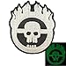 Produktbild Glow Dark Mad Max Fury Road Totenkopf Flames Embroidered Touch Fastener Aufnäher Patch