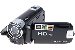 JUNERAIN 16X Zoom Digital Zoom Camcorder, Digital Video Camera with Night Vision, Full HD Vlogging Camera Recorder 1080P 32GB 2.7 Inch Mini Camcorder DV Camera, LCD Flip Screen Video Recorder