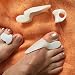 Produktbild #1 Hallux Valgus Protektoren & Korrektur Set - 2 Gel Bunion Protektoren & 2 Zehenspreizer - Bunion Pain Relief - Bunion Protectors/Shields /Pads - Toe Spreaders / Spacers /Straighters - DenadaDance® 100% Zufriedenheitsgarantie