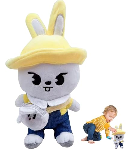 Peluche De Lobo SKZOO De 50 Cm – Jiniret, Tela Suave, Coleccionable, Ideal Como Almohada Y Decoración Para Fans De Stray Kids
