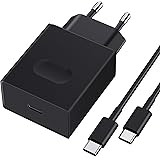 45W USB C Caricatore Caricabatterie per Samsung Galaxy S24 /S23 /S23+ /S23 Ultra /S22/S21/S20/Note20/A73/A53/S10 con 2M Cavo,