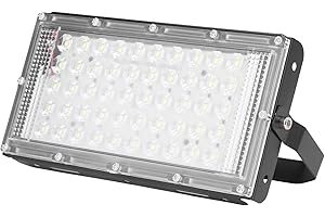 Marhynchus LED Flood Light 50W 12V Super Jasne światło Dzienne Białe światło Wodoodporny Zewnętrzny Reflektor LED na Dziedzińce Ogrody z Wtyczką