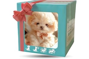 GENERIC 2025 Nuevo Perro Robot, Mi Cachorro Robot Realista, Perros Robots de Felpa Interactivos para Adultos, Caminar, Ladrar, Cola de Cola como Un Verdadero Cachorro Bow [White]