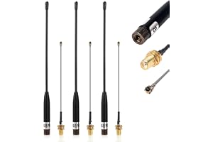 diymore 3 st 868 MHz-antenn, 10dBi för Meshtastic LoRa Long Range Soft Whip-antenn, 200mm SMA-kontakt+ (U.FL IPX) till SMA-kontakt kabel, LoRa-antenn för ESP32, LoRa 32 V3, LoRa V4